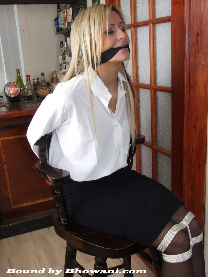 Long hair secretary dickforlily bondage